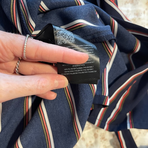 Guess Striped tie front Kimono - Picture 7 of 9